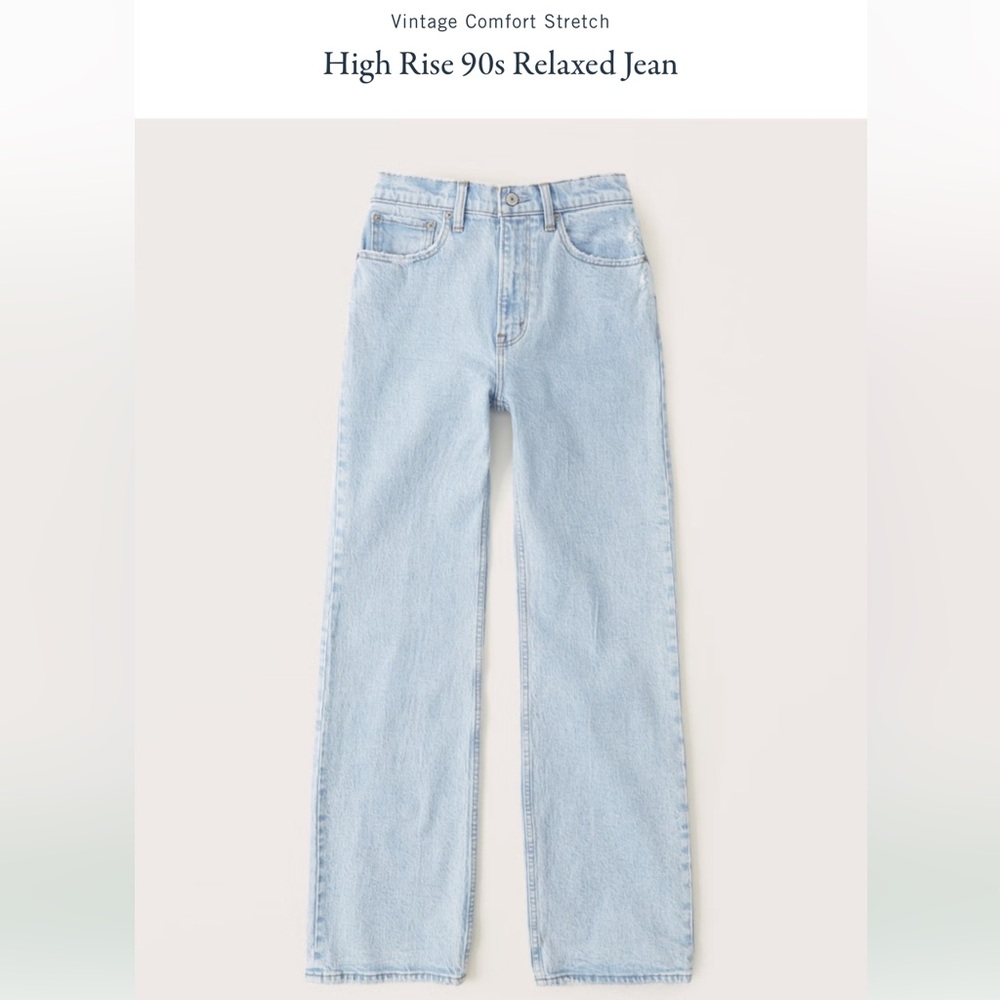 Abercrombie & Fitch High Rise 90s Relaxed Jean
